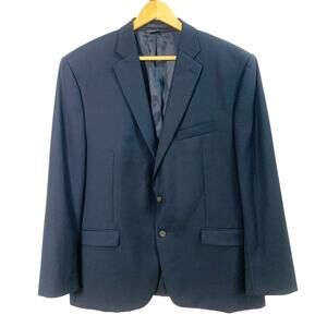 Lauren Ralph Lauren Men's 48R Wool Sport Coat Blazer Jacket Black Business